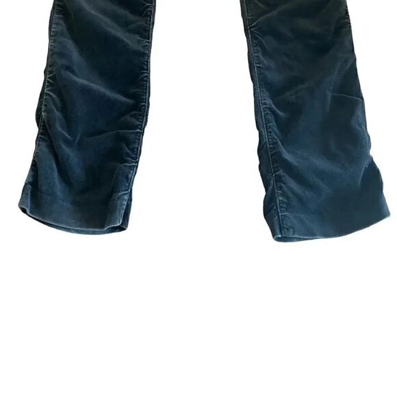 Theory Cotton Blend Green Velvet Skinny Womens Pants SZ 2 - Picture 4 of 14